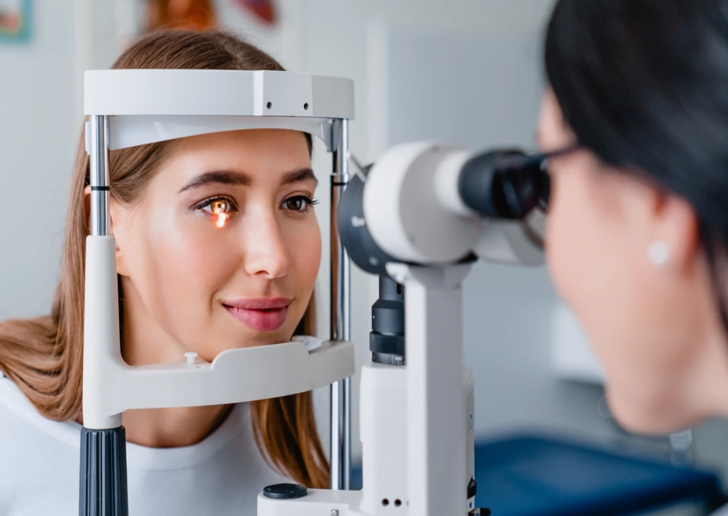 doctor doing an examination on patient