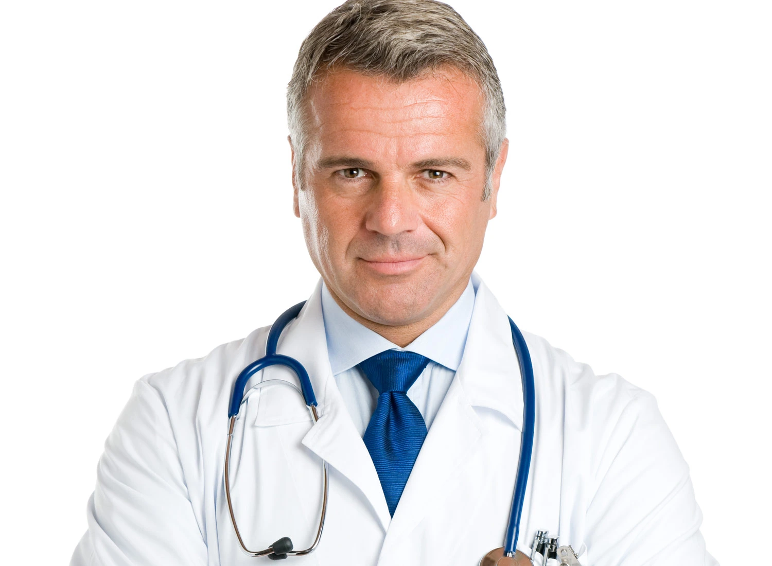 doctor standing with arms crossed