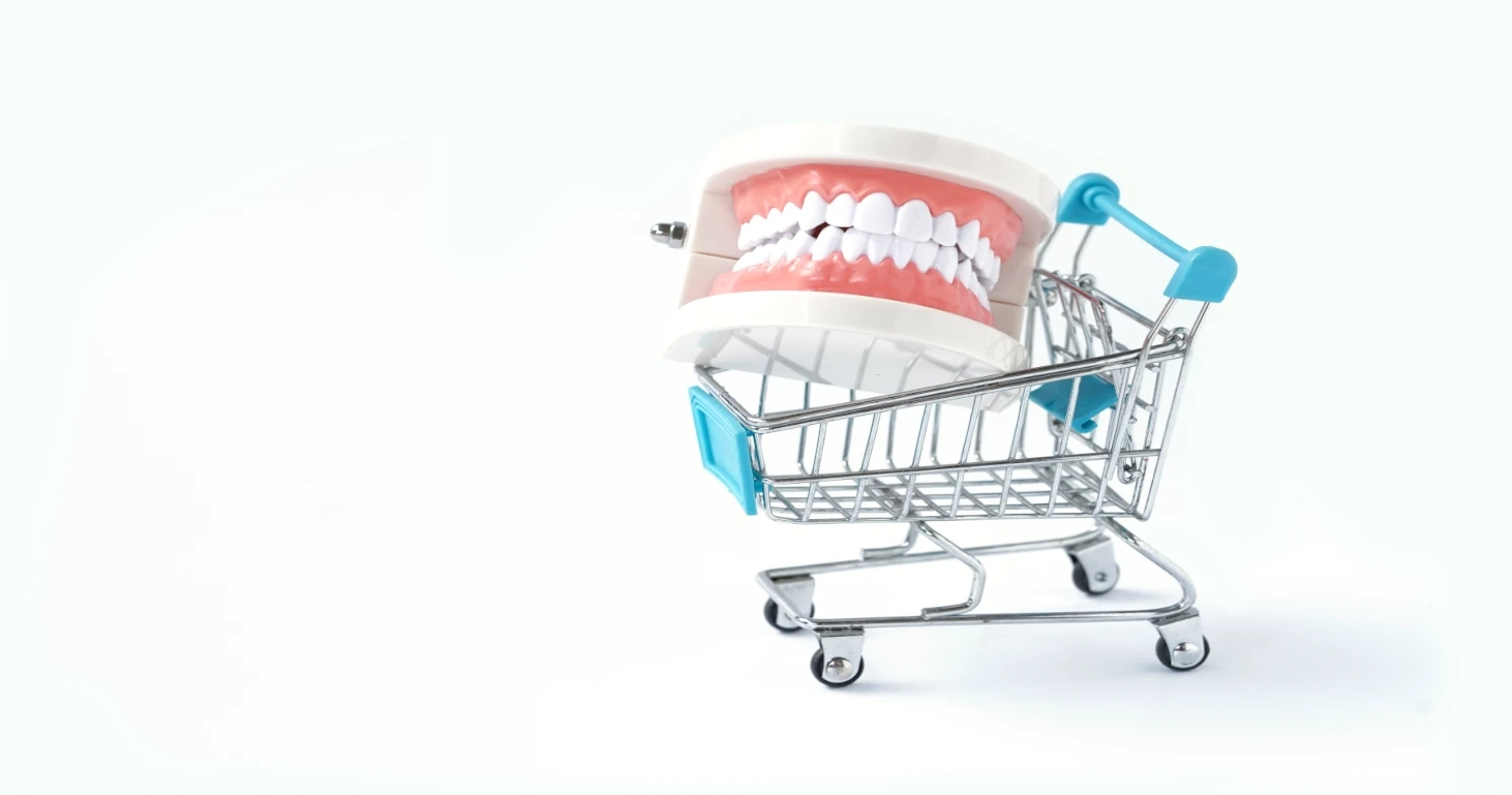 teeth in cart