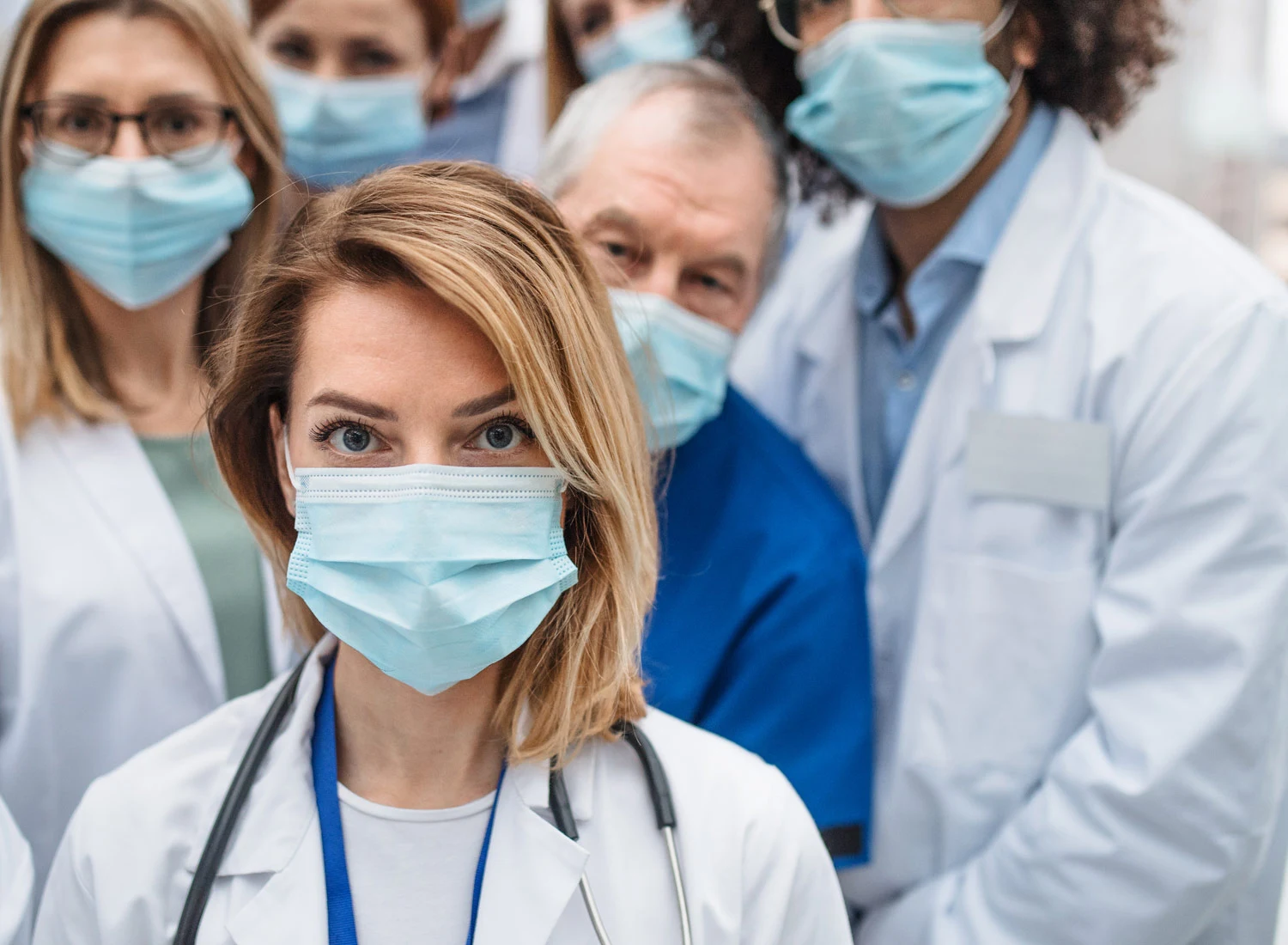 doctors grouped together