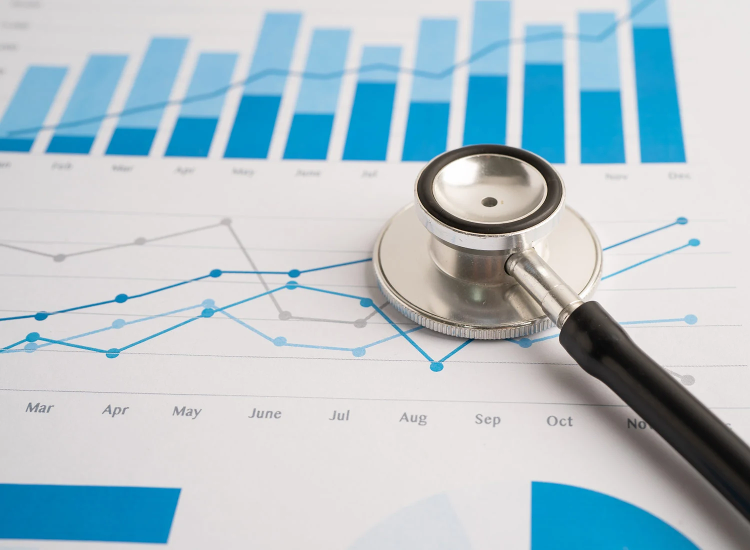 stethoscope on paper