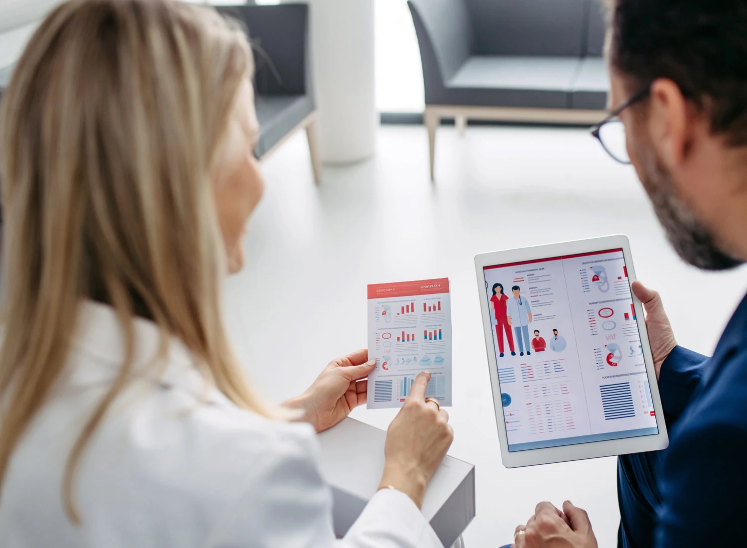 doctor with consultant