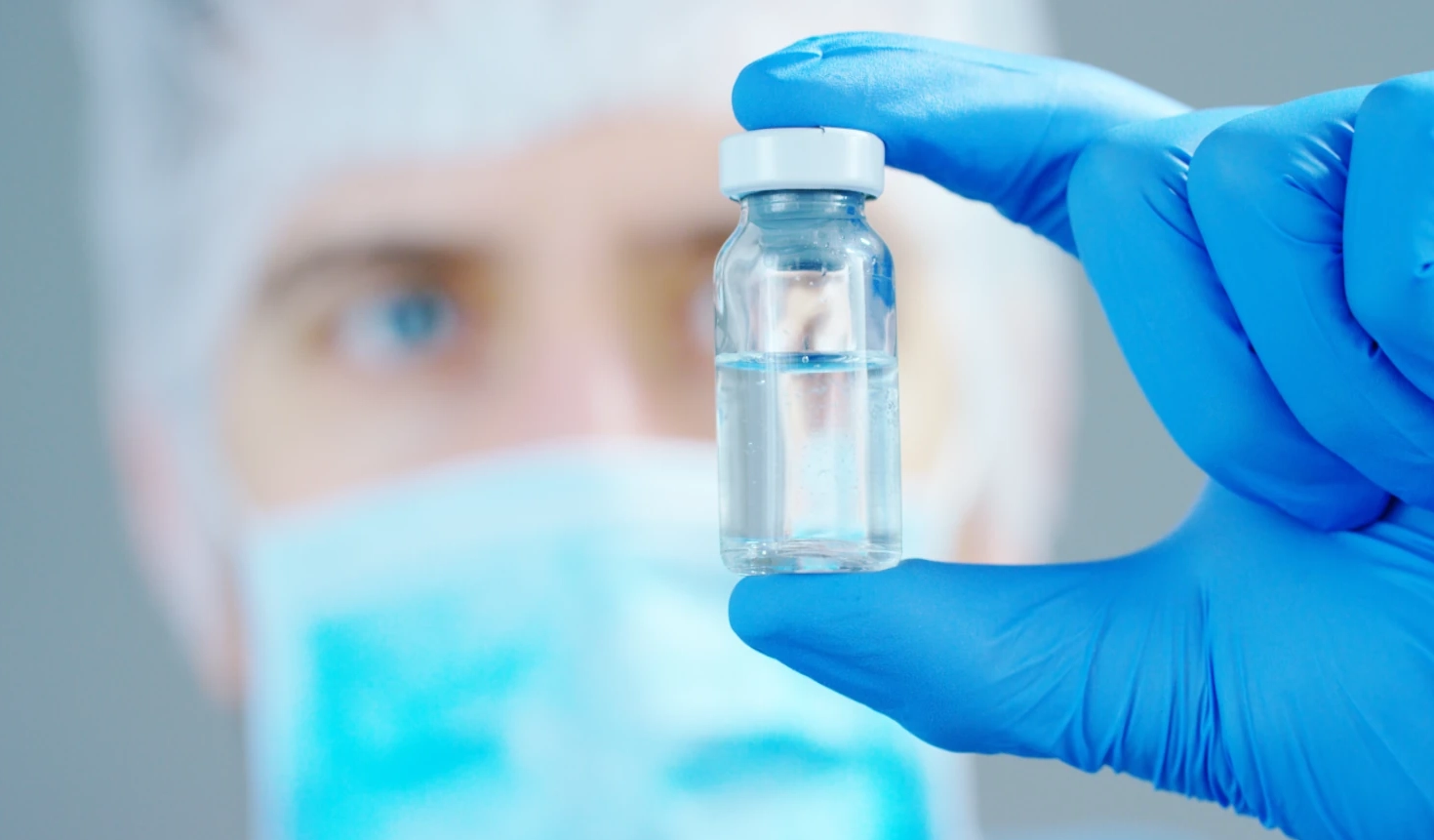 doctor holding anesthesia